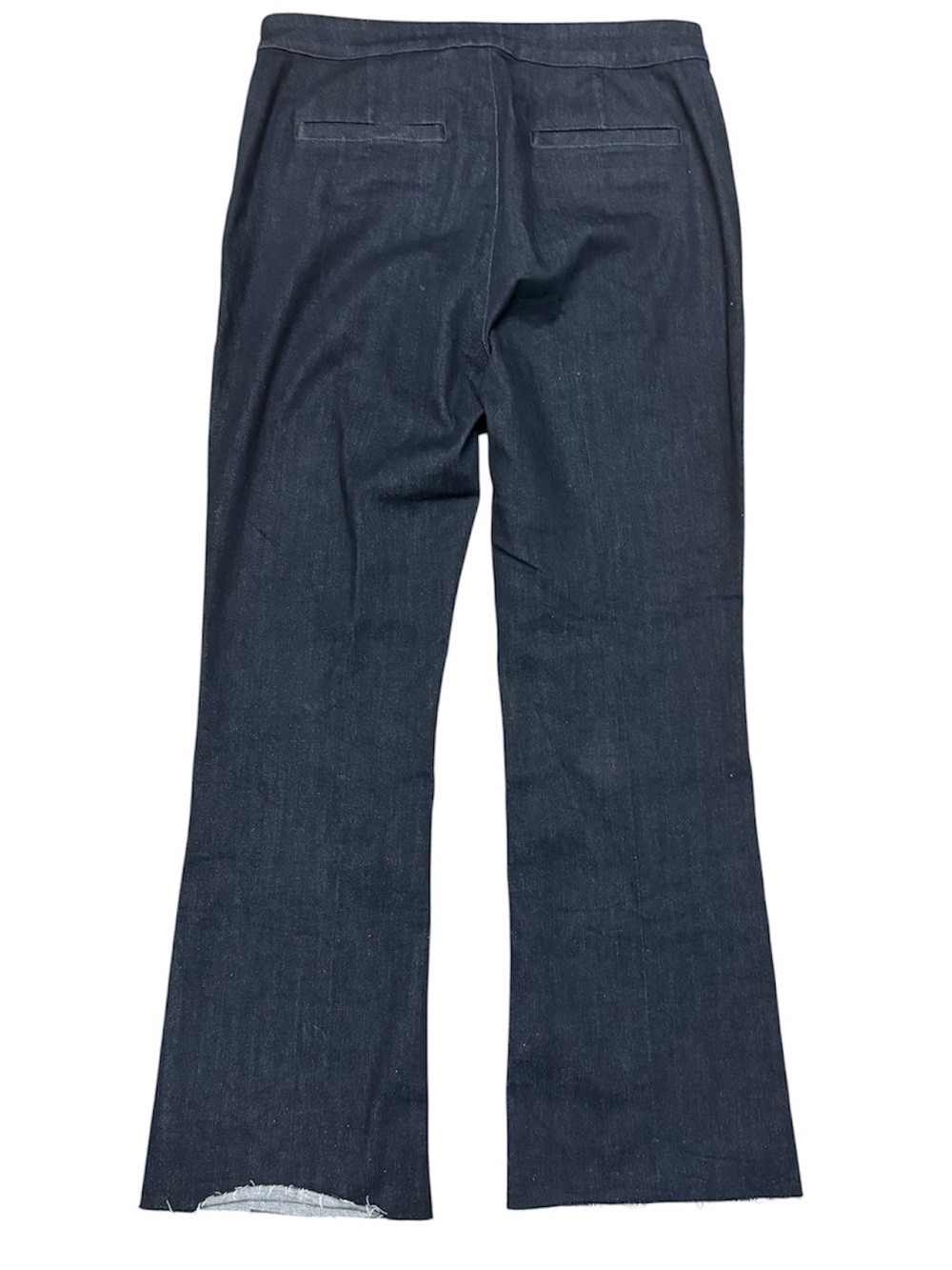 J. Crew Cotton Blend Wide Leg Dark Wash Trouser Denim Jeans Size 30 - Picture 4 of 4